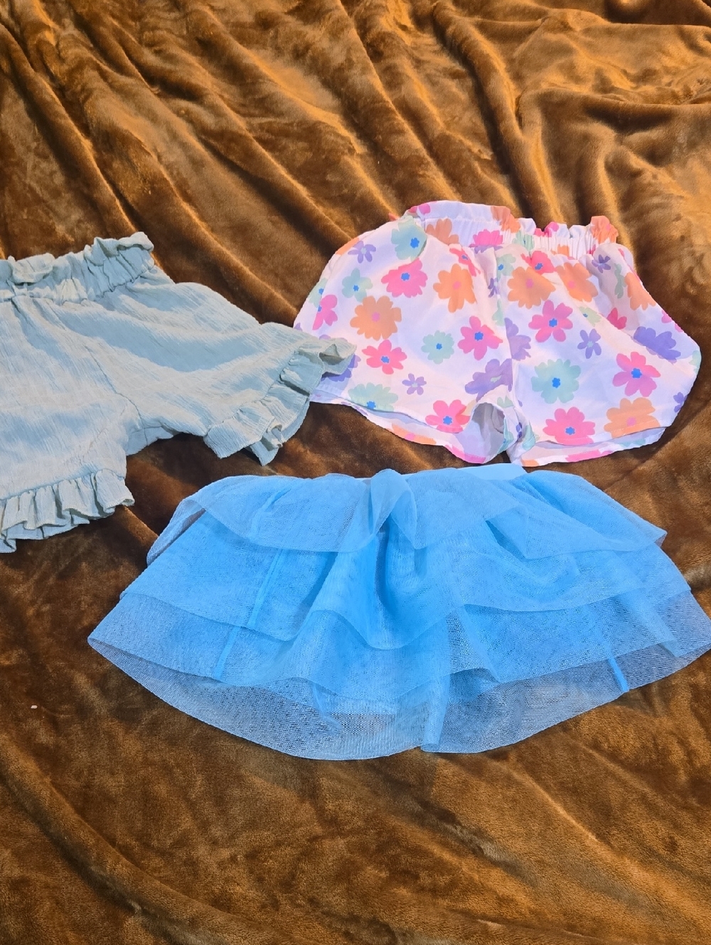 SHEIN Light Blue Tulle Skirt for Girls
